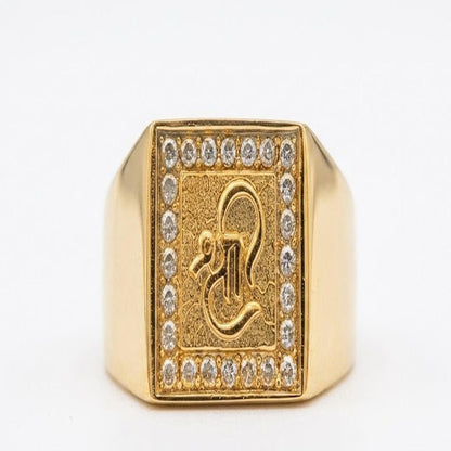 DIVYORO SHREE DEVOTIONAL DIAMOND-BORDER SIGNET